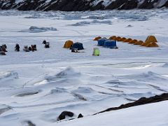 01C Looking Down On Our Camp From A Ridge On Bylot Island On Day 3 Of Floe Edge Adventure Nunavut Canada